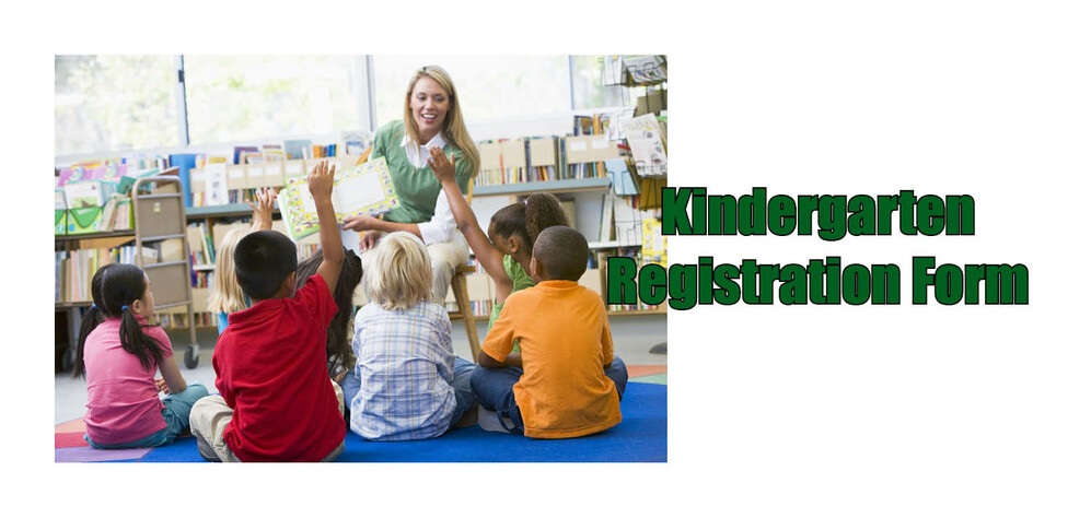 Kindergarten registration form